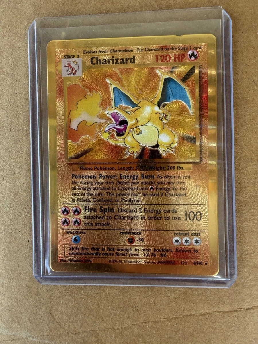 Pokémon Charizard Pokémon TCG Metal Individual Collectible Card