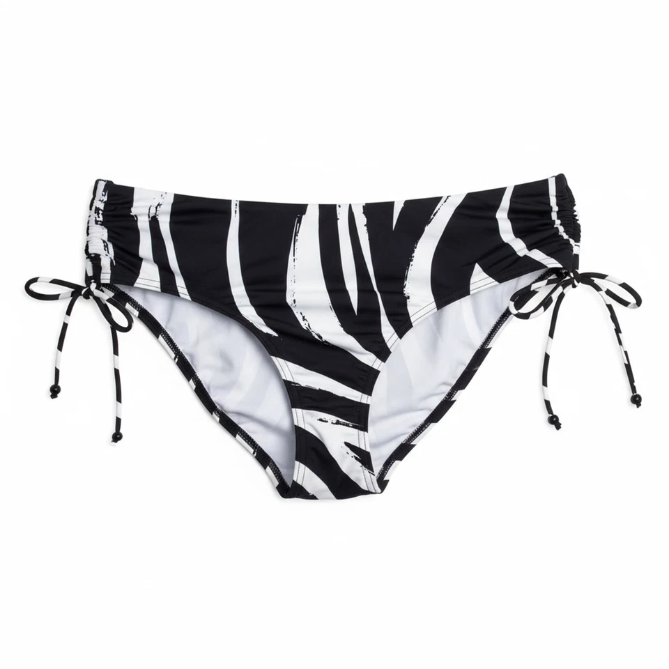 Triumph Bikinihose Maxi Summer Allure Femme Noir Blanc Zèbre Gr. 42 - Photo 2/4