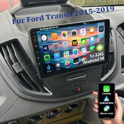 Android 14 Autoradio Für Ford Transit Custom 2015-2019 Carplay 64G GPS RDS FM BT