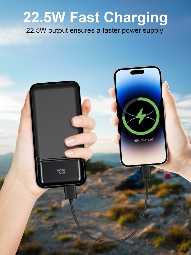 49800mAh Power Bank with 3 Ports for Fast Phone Charging On-The-Go
