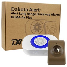 Dakota Alert Long Range Driveway Alarm Motion Detector - DCMA-4k Plus One Mil...