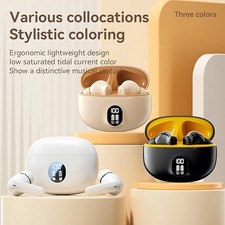TWS Wireless Earbuds, Bluetooth 5.3 Earphone-Headphone, Stereo With LED Display,