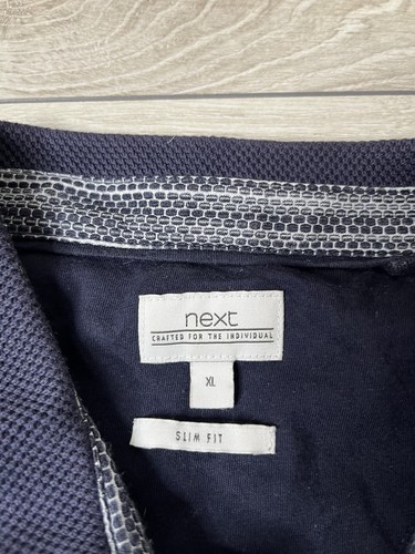 Next Mens Slim Fit Polo Size XL - Imagen 3 de 6