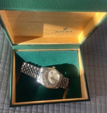 Rolex Datejust 1603 Silver Oyster Bracelet with Silver Bezel