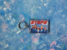 Rare Vintage Steps 1990s Pop Group "Deeper Shade of Blue" Era Keyring