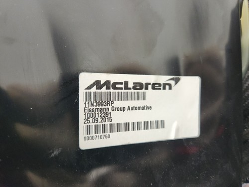 2015-2017 MCLAREN 675LT FRONT CENTER CONSOLE CUPHOLDER CARBON FIBER 3-PIECE OEM - Picture 16 of 24