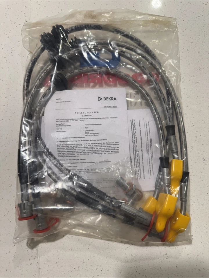 Тормозная магистраль Goodridge Performance шланг 45 см с пещерным фитингом - Изображение 2 из 2