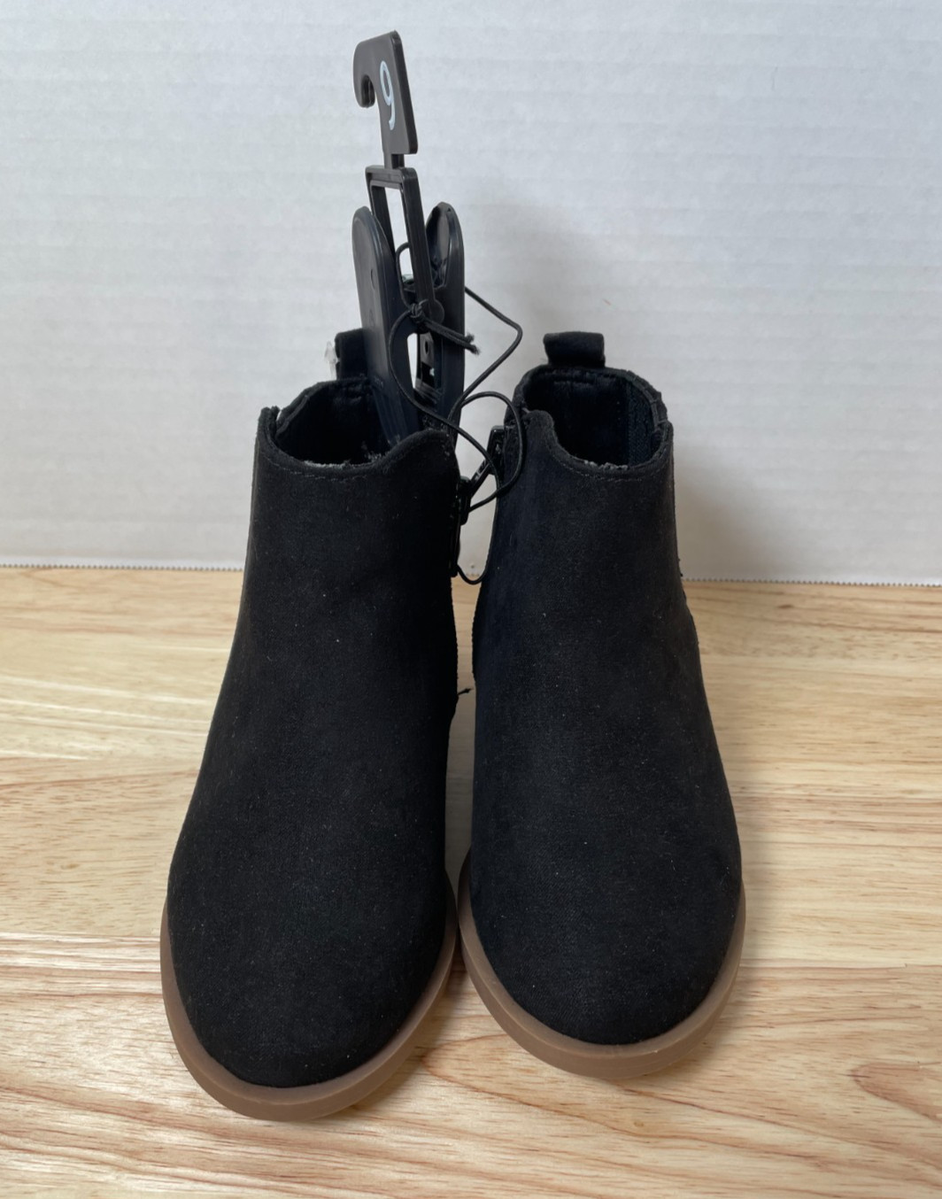 NWT Wonder Nation Little Girls Toddler Black Fashion Ankle Booties Sz 9