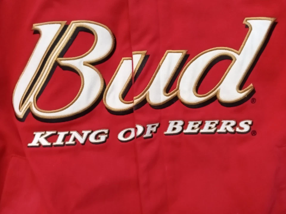 Abrigo de carreras Budweiser vintage edición Dale Earnhardt Jr. Foto 2 de 4
