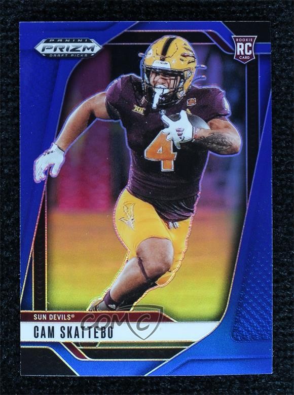 2025 Panini Prizm Draft Picks Blue Prizm 49/249 Cam Skattebo #9 10p1