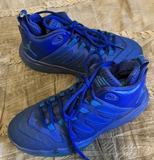 NIKE Jordan CP3.IX Blue 23 810871-405 Basketball Shoes Youth Size 4 Sneakers