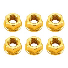 Sprocket Nut Kit M10x1.25 Gold Fit Aprilia RSV1000 Mille Tuono R SL1000 99-05