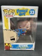 Seth McFarlane Signed Family Guy Stewie Funko Pop #33 AUTO SWAU