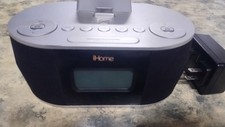 iHome Dual Alarm Clock Radio Speaker Dock- iDN38 Excellent Condition