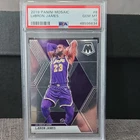 Panini Mosaic 2019 LeBron James #8 Los Angeles Lakers PSA 10 NBA Card