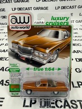 AUTO WORLD 1976 Cadillac Coupe DeVille Firemist 1:64 Diecast Luxury Cruisers