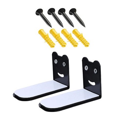 Universal Sound Bar Wall Mount Bracket Kit Tough Metal Material Steady Cling