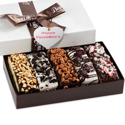Barnetts Valentines Day 5 Chocolate Biscotti Gift Basket, Gourmet small 