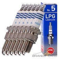 6X NGK ZÜNdkerze LPG FÜR Alfa Romeo 164 166 75 GTV Spider