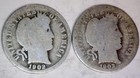 1902 & 1903 Barber Dime SILVER Coins = 2 Coin LOT #1  NR — photo 1