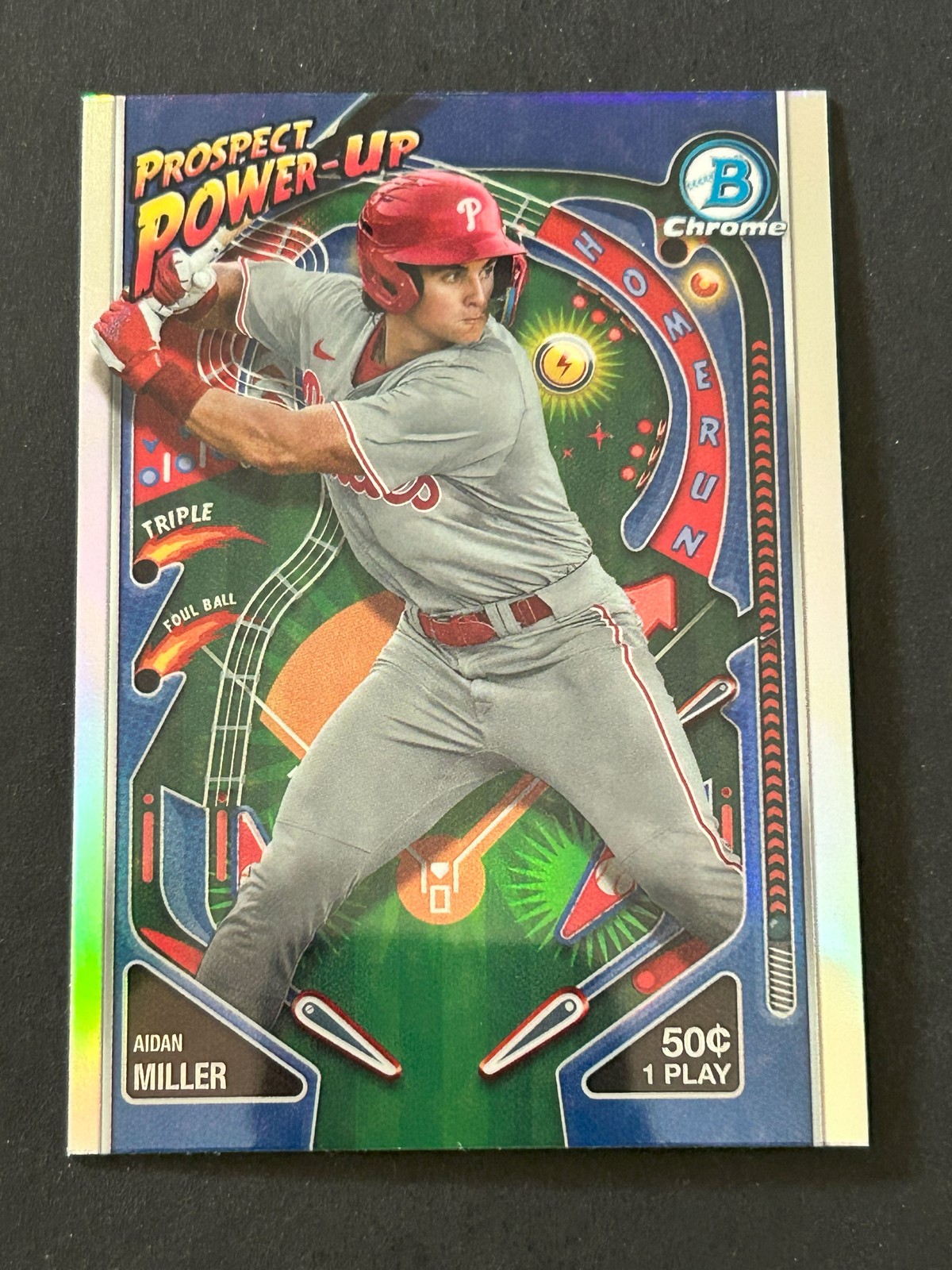 2024 Bowman #PP-18 Aidan Miller Prospect Power-Up Philadelphia Phillies
