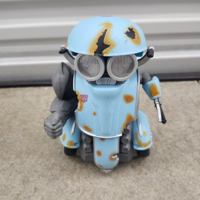 Transformers Blue RC Robot Last Knight Autobot Squeeks NO REMOTE! BOT ONLY!
