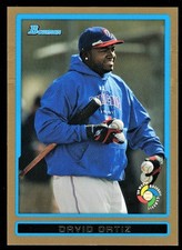 2009 Bowman Draft Picks David Ortiz World Baseball Classic Gold #BDPW9 NM