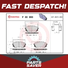 Brake Pads Set fits HYUNDAI KONA 1.6D Front 2018 on D4FE Brembo 58101C2A10 New