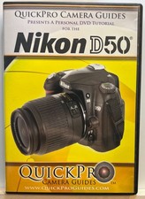 Nikon D50 Instructional by QuickPro Camera Guides DVD 2005  Rare  Very Good 