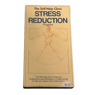 Self Help Clinic Stress Reduction Program VHS Dr. Joan Miller Ph.D NEW SEALED