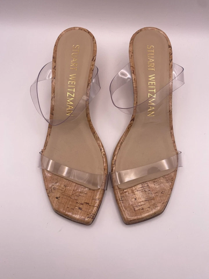 Stuart Weitzman Women Aleena 50 Wedge Sandal Sz 8 B - Image 2 of 4