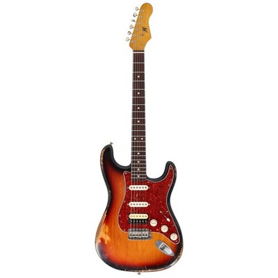 Rock N Roll Relics Blackmore Model HSS Lollar Heavy Aged 3TS#2