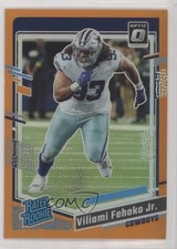 2023 Panini Donruss Optic Rated Rookie Orange Prizm /249 Viliami Fehoko Jr 15ej