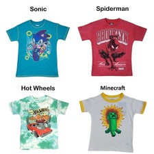 Character Kids Vintage Style Soft Crewneck Boys Tee