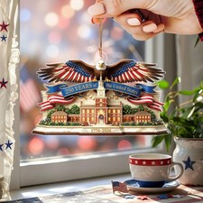 250 Years of The United States Acrylic Ornament, 250th Anniversary 1776 2026