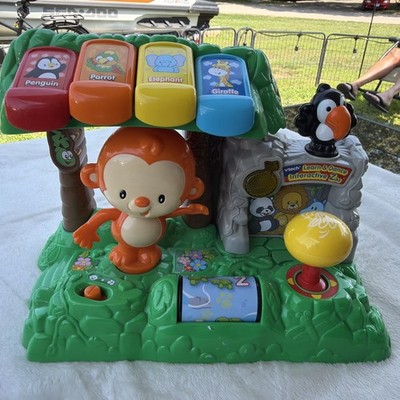 VTech Learn & Dance Interactive Zoo Toy w/ Lights and Sound (Tested and Working)