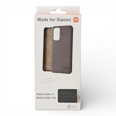 Made For Xiaomi Redmi Note 11 / 11S Schutzhülle Case Echtleder Leder NEU & OVP