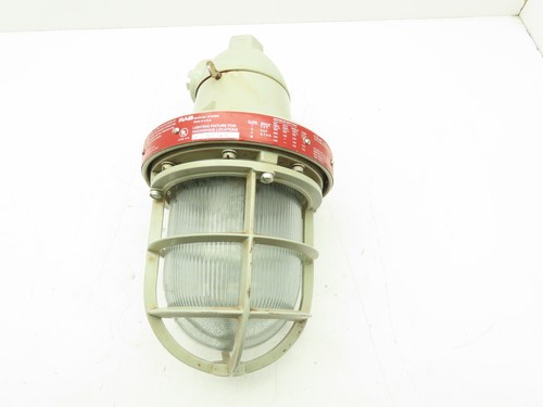 RAB EP124 Pendant Mount Haz Location Explosion Proof Fixture w/Guard 300W .5"Hub