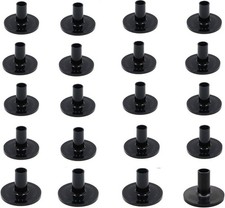 Cymbal Sleeves 20PCS 37x26mm Black Drum Replacement for