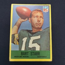 1967 Philadelphia #82 Bart Starr Packers - LOW GRADE/FILLER 26461