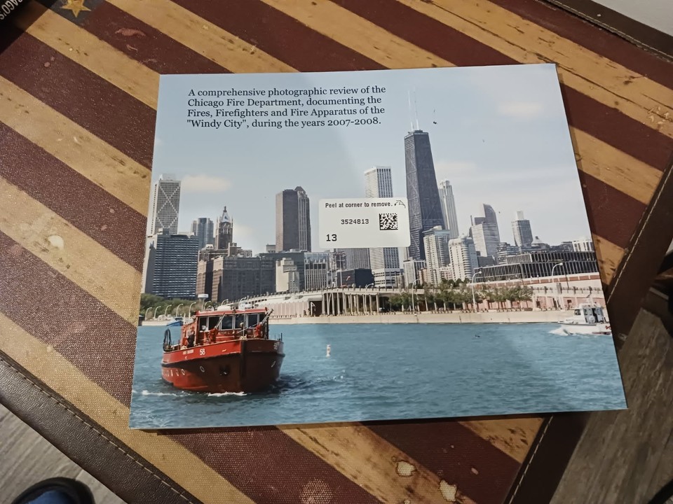 Chicago Fire department Book Livre Pompier Chicago | eBay