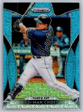 2019 panini prizm baseball ji-man choi blue mojo prizm 99/399 #119
