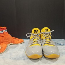 Nike Air Jordan Fly Wade 2 EV NikeID “Spence” Basketball Shoes Gray Yellow Sz 17