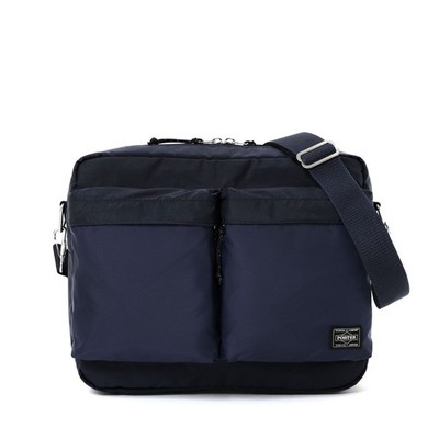 PORTER Yoshida Force Shoulder Bag Navy Blue 855-07415 Nylon Japan
