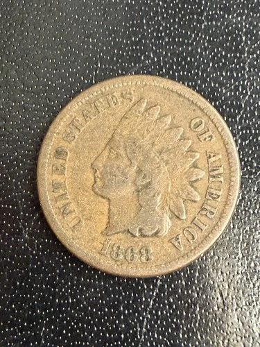 1868 Indian Head ~ One Cent ~ Semi Key Better Date