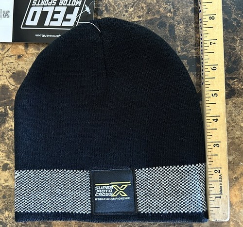 FELD Motor Sports Super-Motocross World Championship Black Knit Beanie - Bild 6 von 7