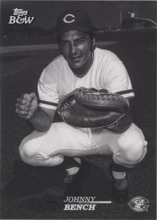 2024 Topps Black & White - Johnny Bench #102 - 1 of 1