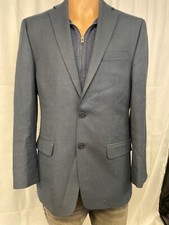 Calvin Klein Men's Blue Blazer 2 button Closure Size 38R SKU 5853