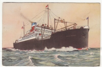 Versand; American Merchant Lines 5 Schwesterschiffe PPC, unbenutzt. Händler, Landwirt usw.