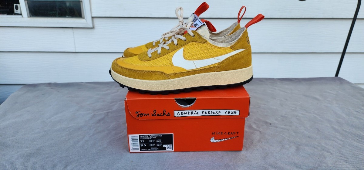 Nike Craft Mens Tom Sachs General Purpose Shoe Sz 13 Yellow DA6672-700 NikeCraft General Purpose Shoe  main image 3